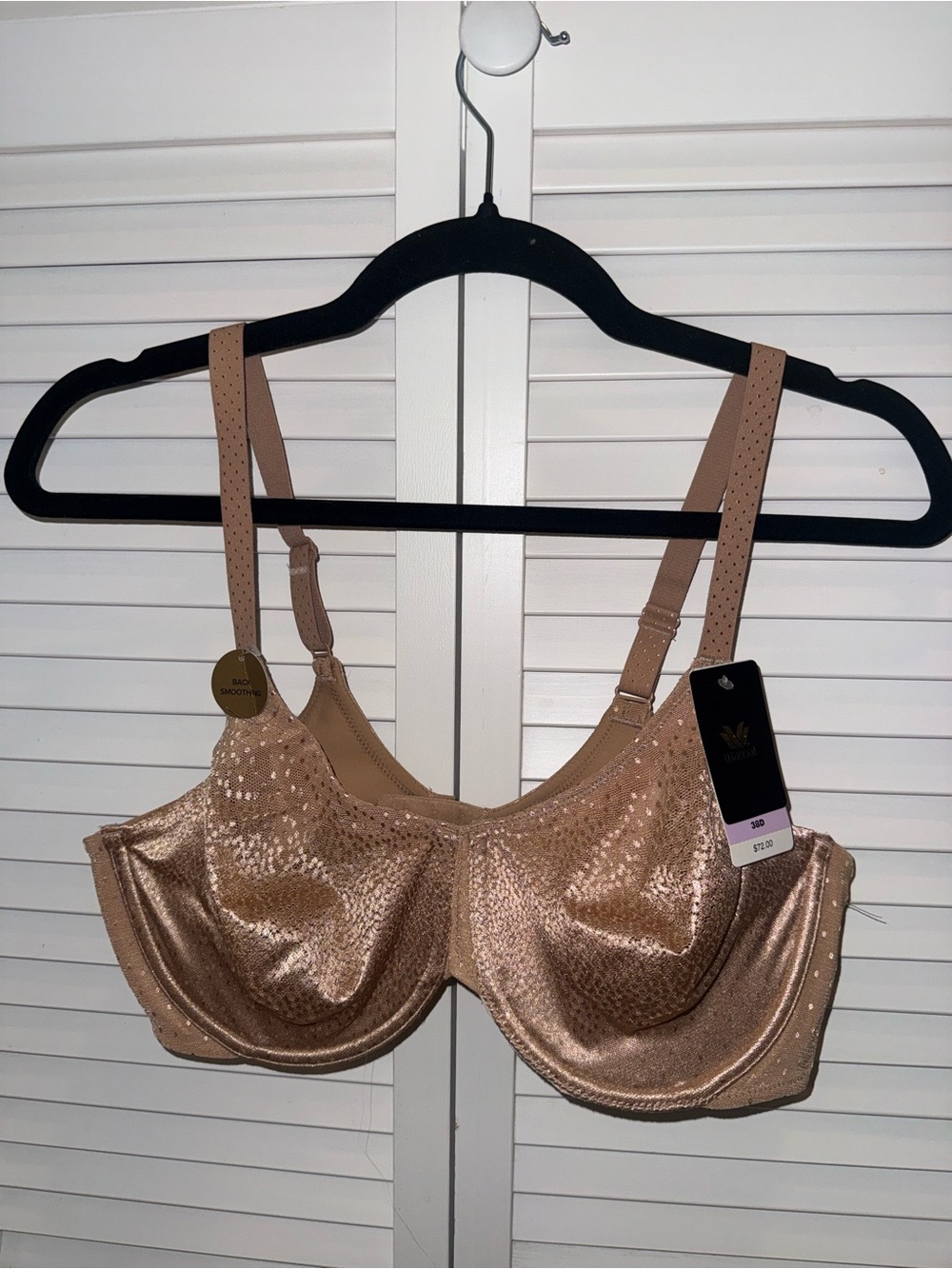 Wacoal Rose Gold Shimmer Underwire Bra